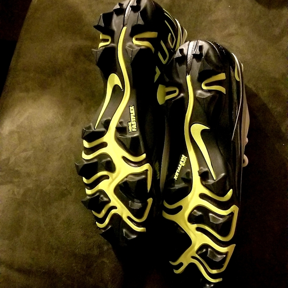 NIKE Men's Vapor Edge Shark Football Cleats "Neon AM95" NEW - Picture 5 of 5